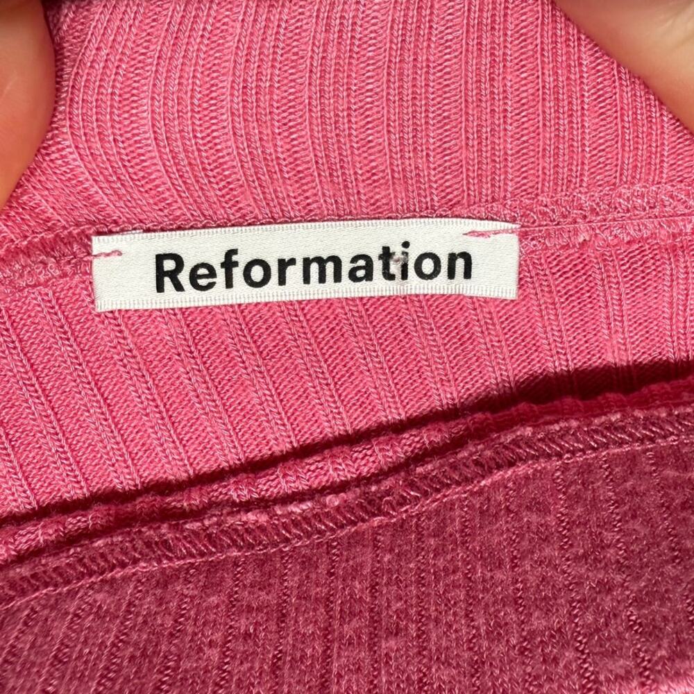 Reformation Ribbed Knit Mini Skirt - Picture 6 of 9